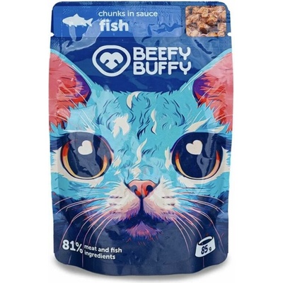 Beefy Buffy rybacie kúsky v omáčke 24 x 85 g
