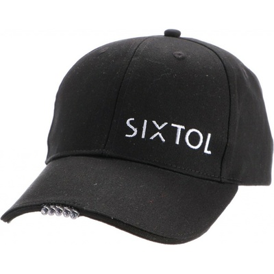 Sixtol Šiltovka s LED svetlom B-CAP 25lm, USB, uni, čierna