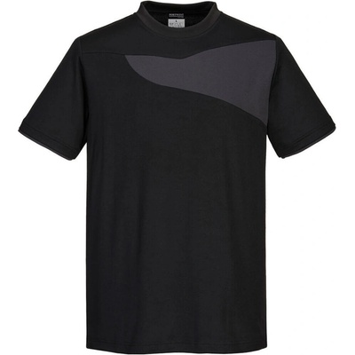 Portwest PW211 tričko PW2 S/S čierne sivé