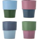 Bloomingville Глинени чаши в комплект 4 бр. за капучино 150 ml Ewan - Bloomingville (82063560)