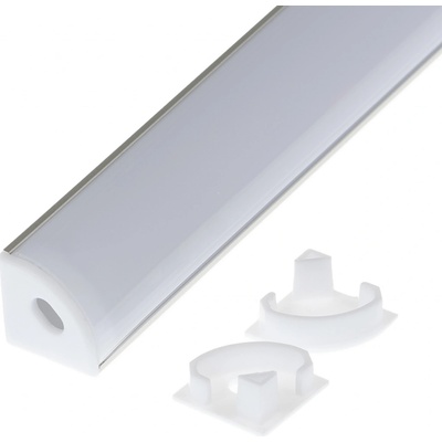 LED Solution Koncovka rohového profilu R1 Vyberte variantu: kulatá s otvorem 096562