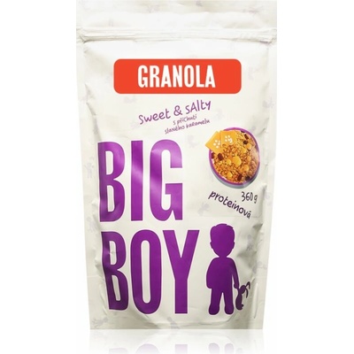 Big Boy Protein granola Sweet and Salty granola príchuť Salted Caramel 360 g