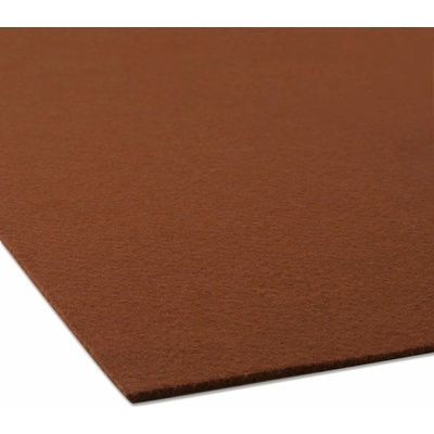 Filc / plsť dekorativní 3mm hnědá - 1 ks