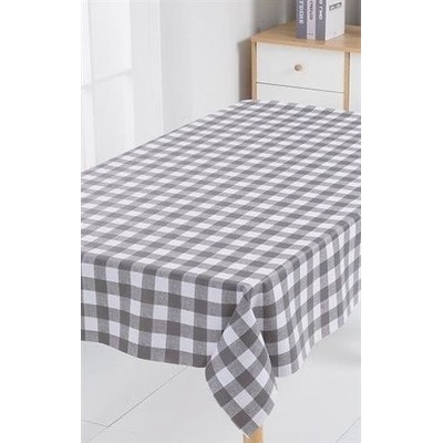 Obrus PVC 3581385, metráž, 20 m x 140 cm, káro sivé, IMPOL TRADE