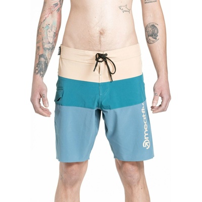Meatfly мъжки плувни шорти Mitch Boardshorts 21" Slate Blue / Latte | Синя | Размер Meatfly | Sin | МЪЖЕ | M