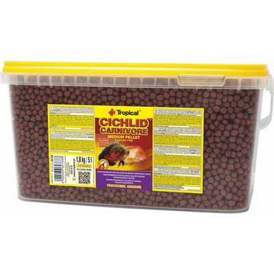 Tropical Cichlid Carnivore Medium Pellet 5 l