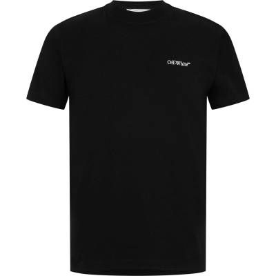 OFF WHITE Тениска OFF WHITE Men's Logo Arrow Cotton Short Sleeve T-Shirt - Black