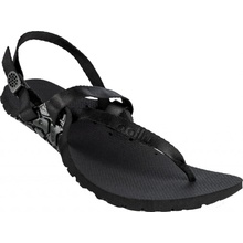 Nallu journey New Black minimalistické barefoot sandály