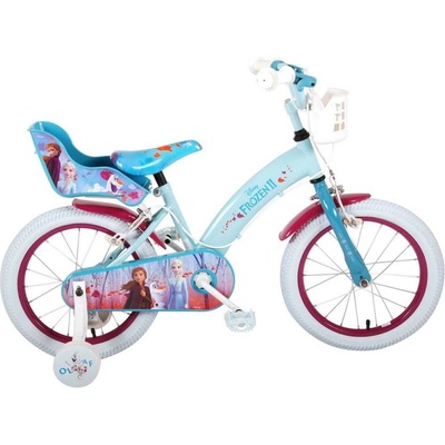 E & L Cycles Детски велосипед с помощни колела E&L Company - Disney Frozen, 16 (91650-CH-IT)
