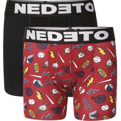 Nedeto 2PACK detské boxerky (2NBDV2) viacfarebné