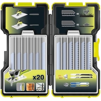 Ryobi RAK20JB sada listů do přímočaré pily 20 ks 5132002261