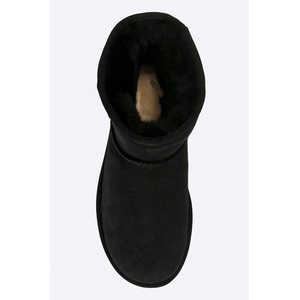 UGG Велурени апрески Classic Mini II (1016222.BLK)
