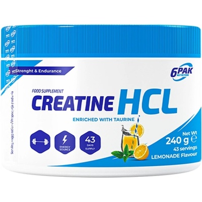 6PAK Nutrition Creatine HCL Powder [240 грама] Лимонада