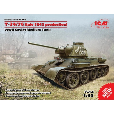 ICM T-34/76 late 1943 production 1:35