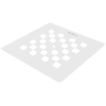Mexen Stone+ маскировъчен панел за душ кабина, бял - 44910020 (44910020)
