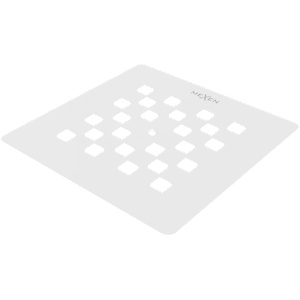 Mexen Stone+ маскировъчен панел за душ кабина, бял - 44910020 (44910020)