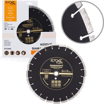 Kaxl Kotouč řezný diamantový 350 mm KT2318A