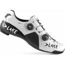 Boty na kolo Lake CX238 Carbon bílo/černá