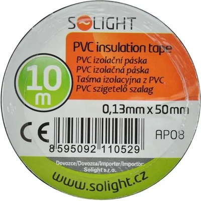 Solight izolační páska 50 mm x 0,13 mm x 10 m AP08 čierna