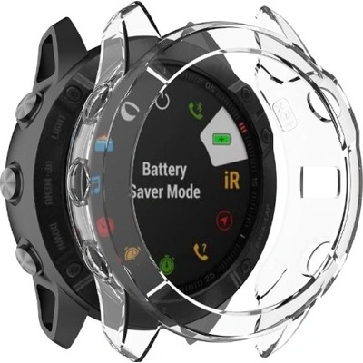 PROTEMIO 70775 TPU HALF COVER Kryt pro Garmin Fenix 6X/6X Pro průhledný