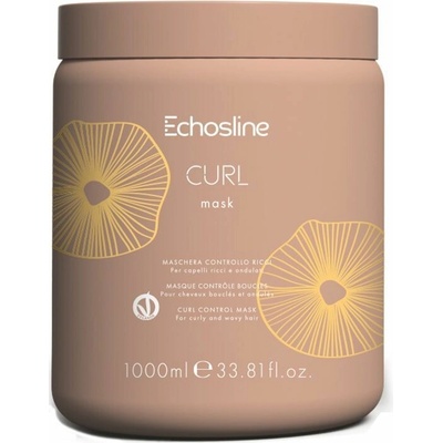 Echosline Curl Mask - maska pro vlnité a kudrnaté vlasy 1000 ml