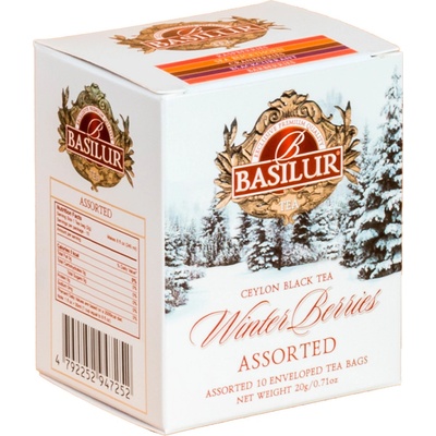 Basilur Winter berries assorted černý čaj 10 ks