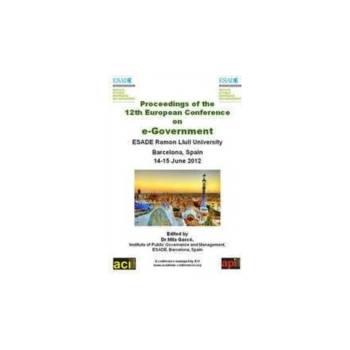Proceedings of the 12th European Conference on eGovernment - Gasco Mila