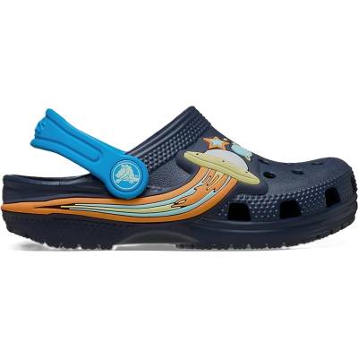 Crocs Детски чехли Crocs Unisex Kids Cls UFO Lights Clogs - Navy