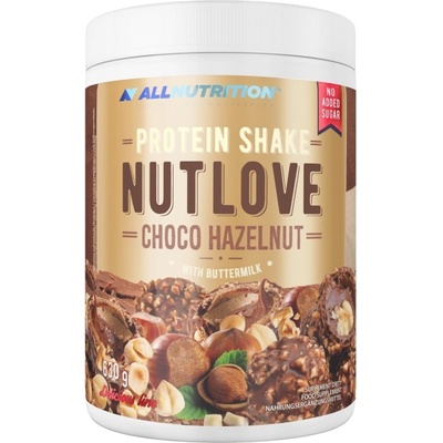 ALLNUTRITION NutLove Protein Shake | Whey Protein + Casein [630 грама] Шоколад с лешник