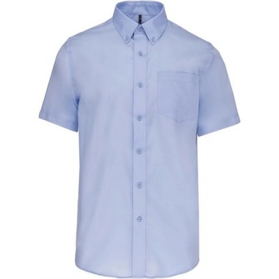 Kariban Premium pánská košile s krátkým rukávem světle modrá