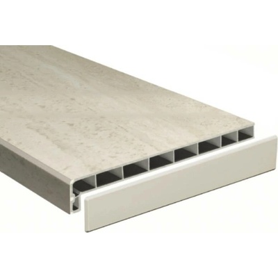 Möller Vnitřní plastový parapet LD 36 travertin matný 300 mm
