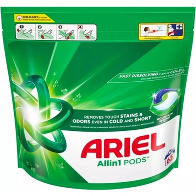 Ariel prací kapsle 3v1 All in1 Universal Mountain Spring 65 PD