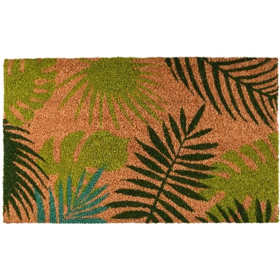 ESSCHERT DESIGN BEST FOR BOOTS s tropickými listy hnědo-zelená 75 x 45 cm