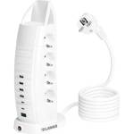 Lavar РАЗКЛОНИТЕЛ 8 ГНЕЗДА С 4 USB-A И 2 USB-C БЯЛ LAVAR DUBAl DB820 (3800501485415)