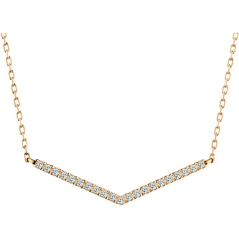 SAVICKI Колие Share Your Love: злато, лабораторни диаманти