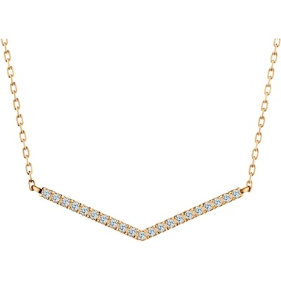 SAVICKI Колие Share Your Love: злато, лабораторни диаманти