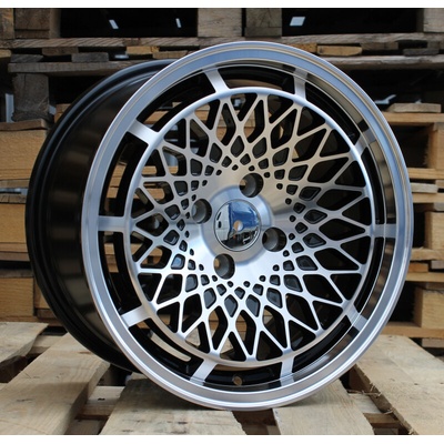 Racing Line LU519 8x15 4x100 ET25 black polished