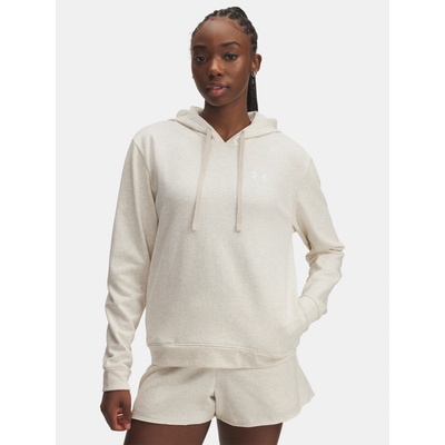 Under Armour UA Rival Terry Hoodie-BRN Hnědá