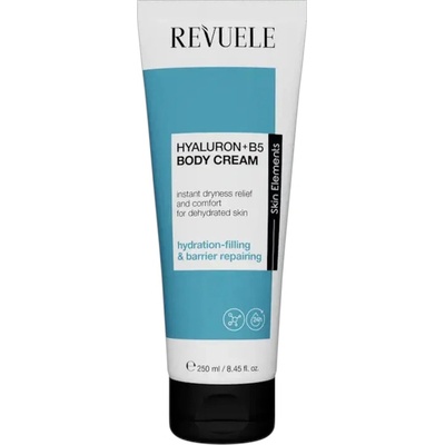 REVUELE Hyaluron + B5 Body Cream, хидратиращ крем за тяло с хиалуронова киселина и витамин B5, 250 ml