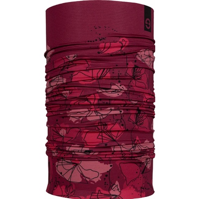 Eleven multifunkční šátek Efez Floral Bordo