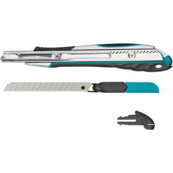 Wolfcraft Макетен пластмасов нож с метален водач Wolfcraft - 9 mm (4285000)