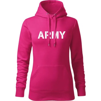 Image 1 of DRAGOWA дамски суитшърт с качулка, Army, розов, 320г/м2 (5908)