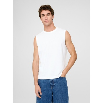 GAP Памучен потник GAP GAP | Byal | МЪЖЕ | XS