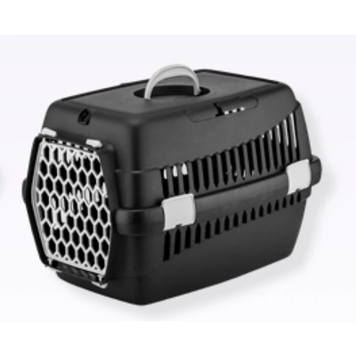 4DOG Deluxe Prepravka 49 x 35 x 32 5 cm čierno sivá
