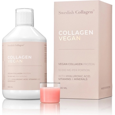 Swedish Nutra Collagen Vegan Booster 10 000mg s kyselinou hyaluronovou a vitamínmi 500 ml