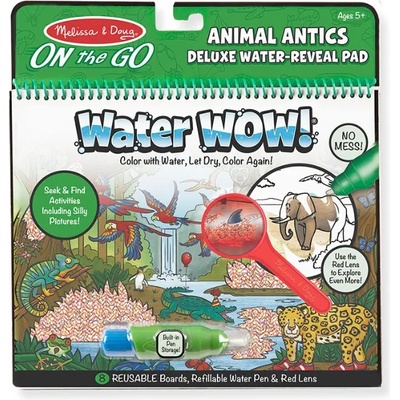 Melissa & Doug - Книжка за оцветяване на водна основа - Праисторически животни