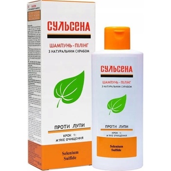 Sulsena Šampón proti lupinám s prírodným peelingom 150 ml