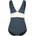 MYMARINI Дамски бански костюм MYMARINI Women's Plungesuit Swimsuit - Black / Grey / White (150-5675-0111)