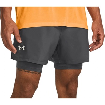 Under Armour Launch 5'' 2-IN-1 shorts M 1382640-025 gray