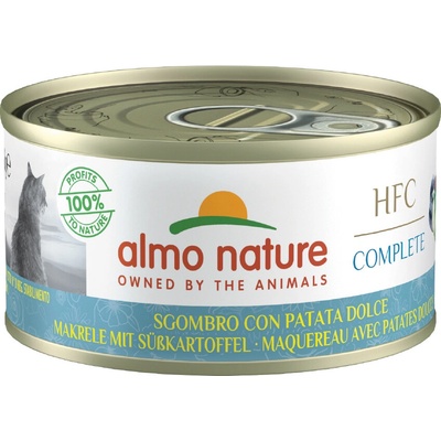 Almo Nature HFC Complete makrela s batáty 12 x 70 g – Hledejceny.cz